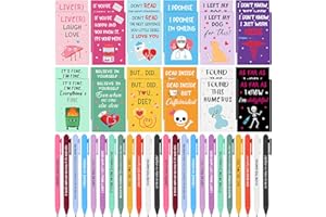 24 Sets Nurse Appreciation Gifts Funny Nurse Notebooks Nursing Ballpoint Pens Nurses Notepad Funny Nurses Week Gifts for Cowo