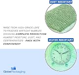 Globe Packaging 500mm Green Biodegradable Bubble Wrap Roll 100m 10mm Bubbles view 4