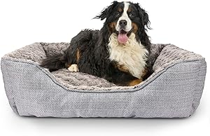 FURTIME Durable Dog Bed for Large Medium Small Dogs Soft Washable Pet Bed Breathable Rectangle Sleeping Bed Anti-Slip Bottom (M-(24