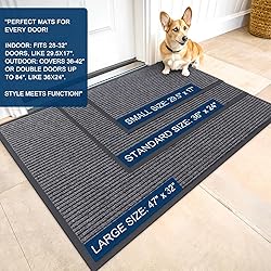 OLANLY Front Door Mat Indoor Outdoor