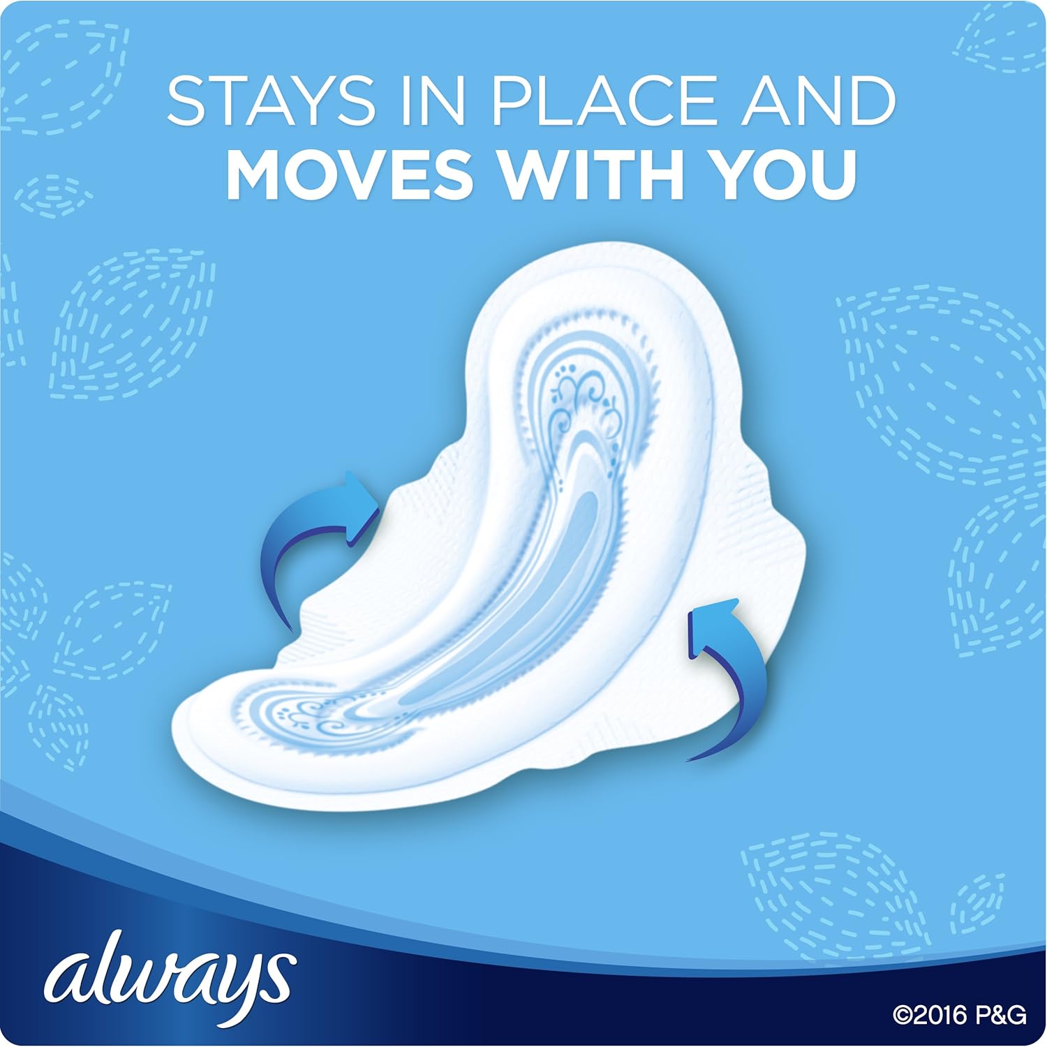 Always Maxi Feminine Pads with Wings for Women, Size 1, Regular Absorbency, Unscented, 45 Count - Pack of 3 (135 Count Total): Health & Personal Care