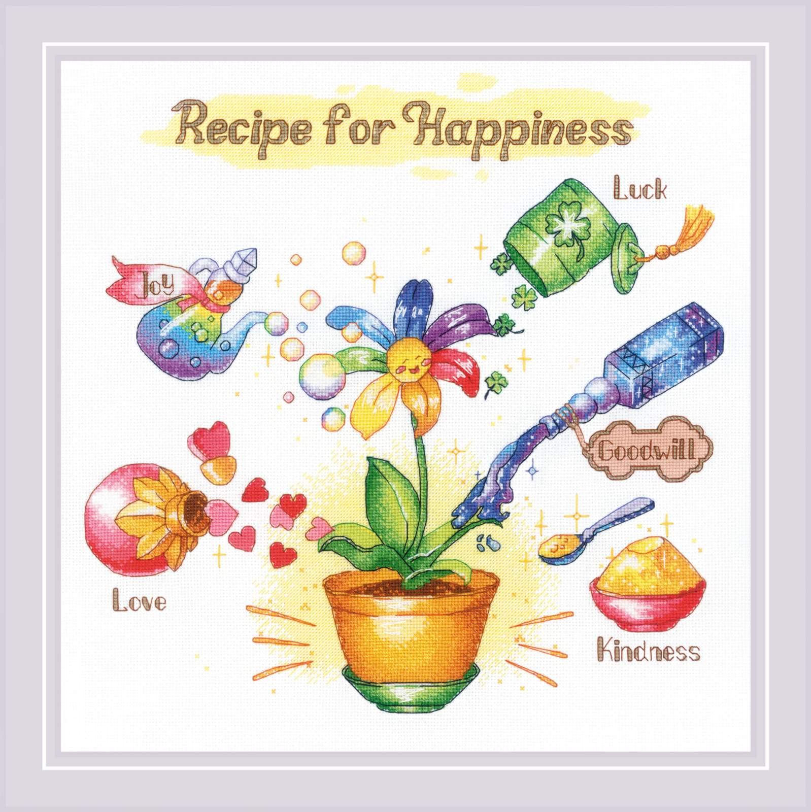 Riolis Cross Stitch Set, Craft Kits, Multicoloured, 30 x 30 cm