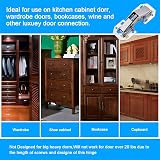 JIZZU 10Pcs Silent Close Hinges 90 Degree for Kitchen Wardrobe Cabinet Doors view 6