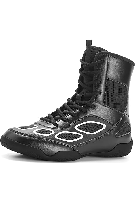 NGARY Boxing Shoes Breathable High-Top Trainers For MMA/Muay
