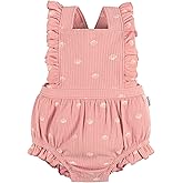 Gerber baby-girls Sleeveless Ruffle Romper