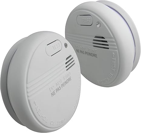 Lifedom Lot De 2 Detecteurs De Fumee Lifedom En14604 Garantie 5 Ans Livre Avec Pile Et Accessoires Amazon Fr Bricolage