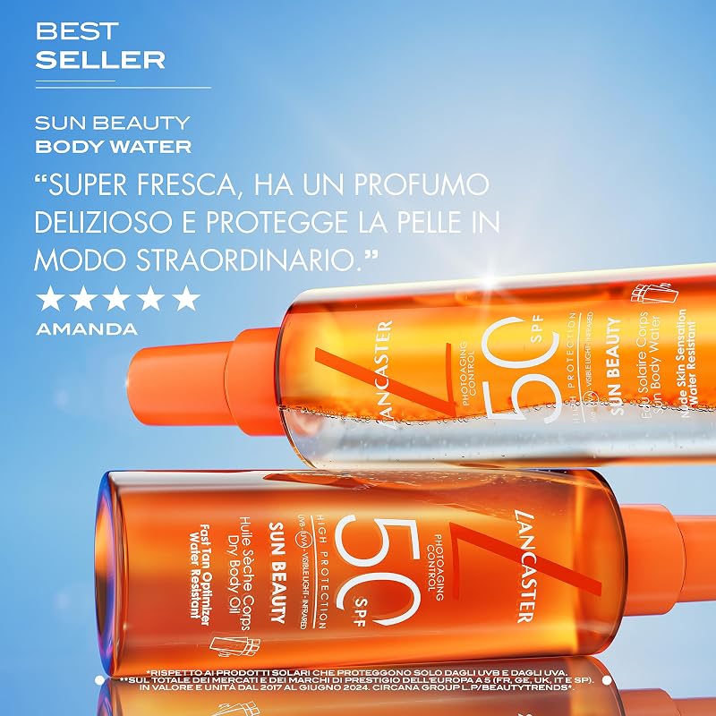 Sun Beauty Body Mist SPF30 Sunscreen Filtro Solare