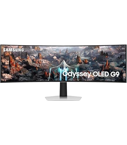 SAMSUNG 49 inch Gaming Monitor, Ultrawide Curved Monitor, 240hz