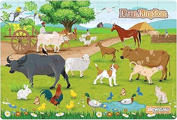 Zigyasaw Farm Animals Premium Giant Floor Puzzle