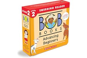 Bob Books - Advancing Beginners Box Set | Decodable Phonics Books, Ages 4 and up, Kindergarten (Stage 2: Emerging Reader)