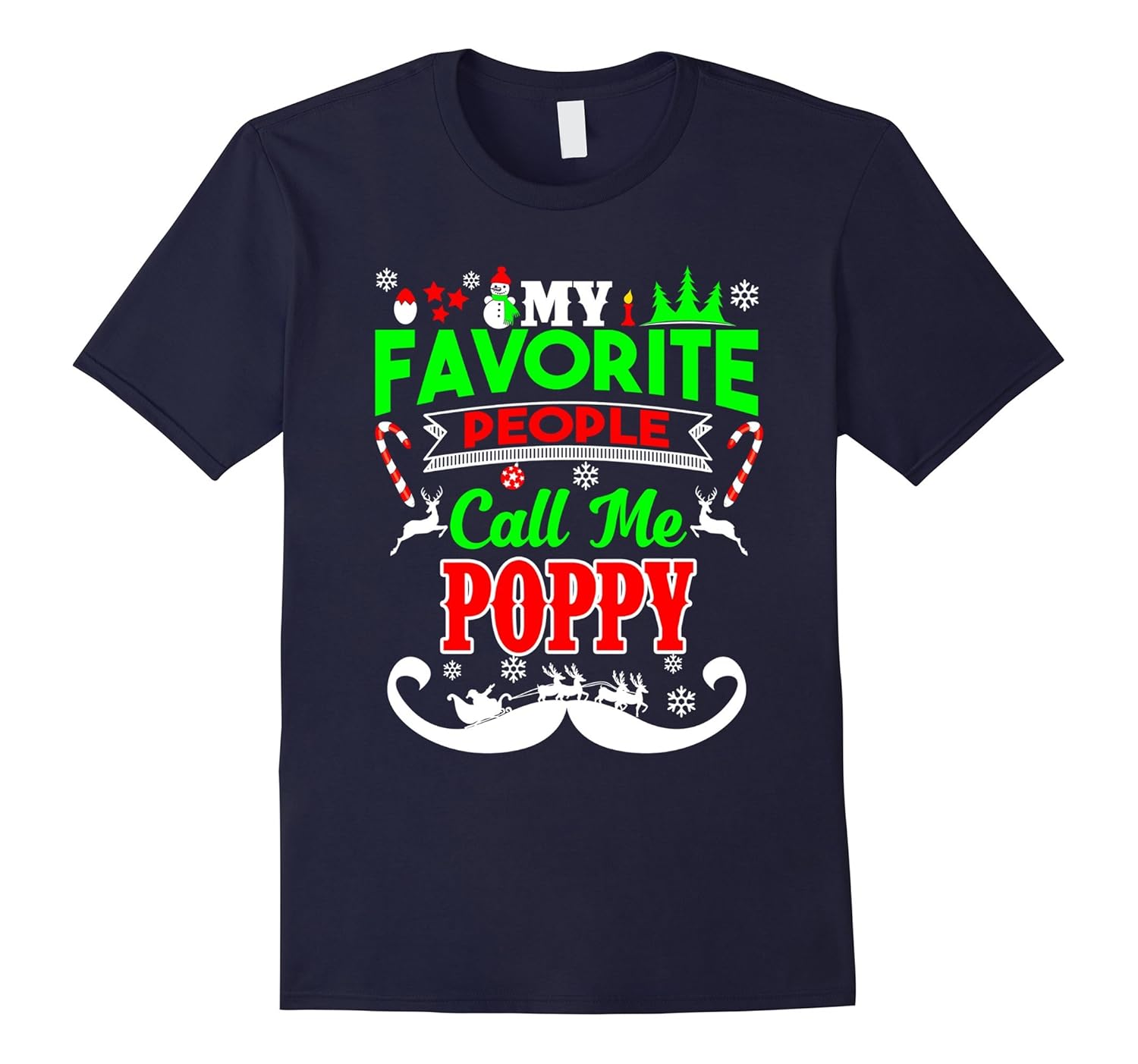 My Favorite People Call Me Poppy Christmas Gift Shirt-ANZ