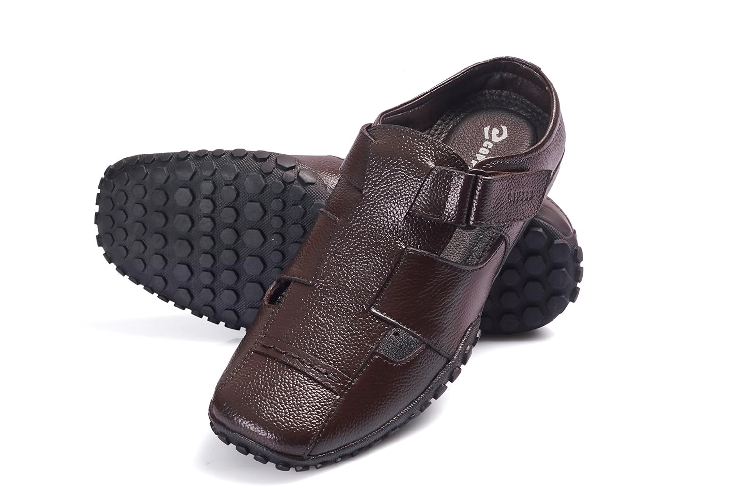 pure leather sandals for mens