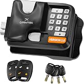 RV Keyless Entry Lock - 10 Digits V2.0 | Secure RV Door Lock Keyless Entry w/ 2 Inside Latches | Travel Trailer Door Lock Rep