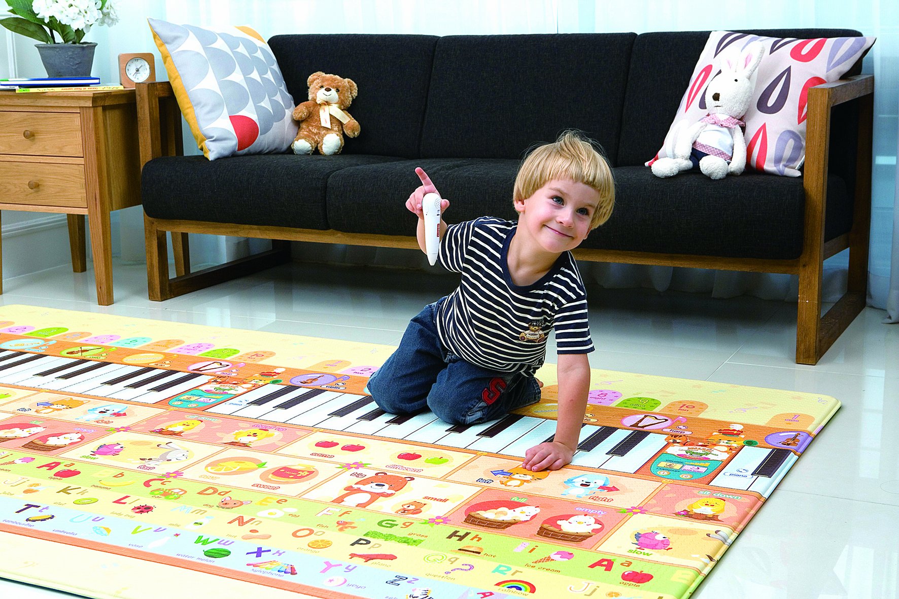 Dwinguler Sound Play Baby Playmat with Music Parade and Talking Pen (Multicolour) Buy Online