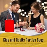 Thepaperbagstore 10 Red Small Paper Party Bags With Handles 18x22x8cm view 9