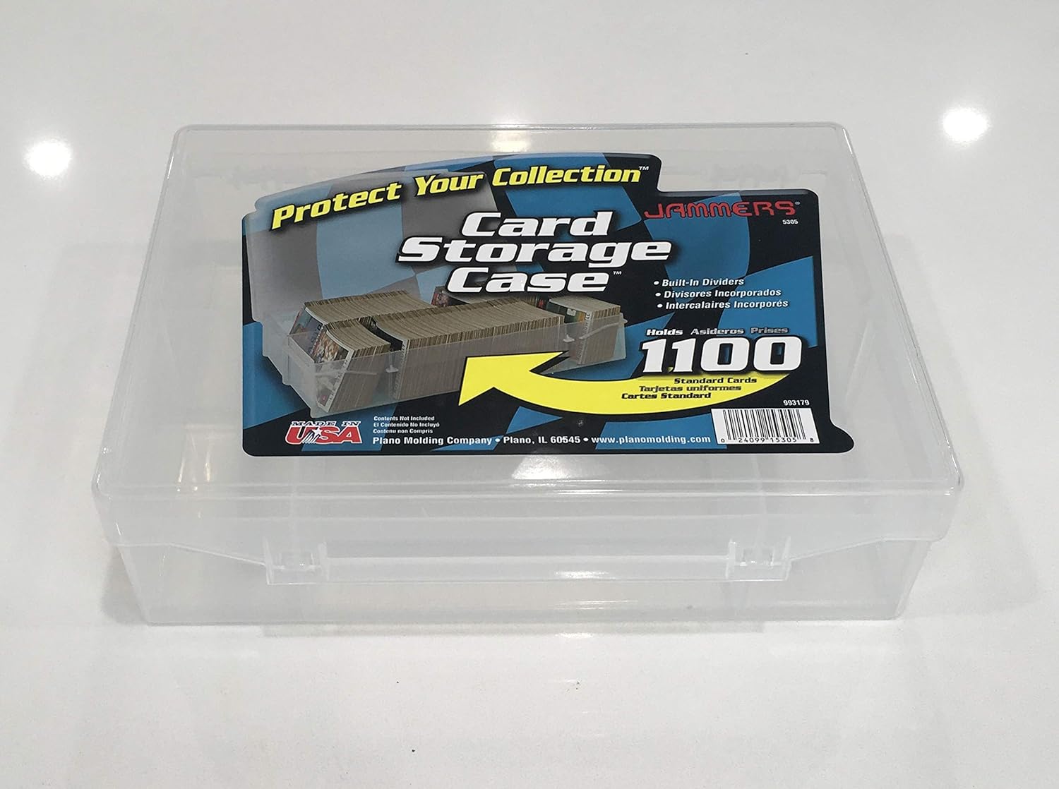 Sports Plastic Card Storage Trading Card Case Box holds 1100 Jammers