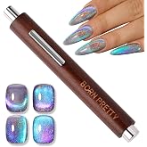 BORN PRETTY 3 in 1 Nail Magnet Cat Magnetic Eye Nail Polish Magnet Pen | Multifunctional 3D Magnetic Nail Polish Stick for Home DIY,Salon,Studio Nail Art Design Tools