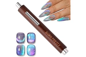 BORN PRETTY 3 in 1 Nail Magnet, Multifunctional Cat Magnetic Eye Nail Polish Magnet Pen, 3D Magnetic Nail Polish Stick for Home DIY, Salon, Studio Nail Art Design Tools