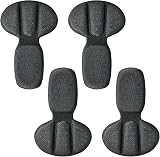 WY LIGHTING LEVEL Back of Heel Cushion Pads 4Pcs Mesh Adhesive Guards Black view 6
