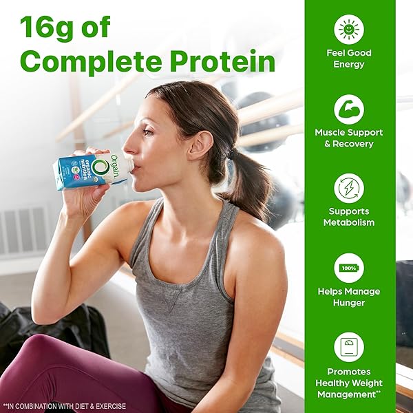ORGAIN ORGANIC NUTRITIONAL VEGAN PROTEIN SHAKE, VANILLA BEAN – 16G PLANT BASED PROTEIN, MEAL REPLACEMENT, 21 VITAMINS & MINERALS, FRUITS & VEGETABLES, GLUTEN FREE, NON-GMO, 11 FL OZ (PACK OF 12)
