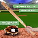 Unibos 28 Inch Wooden Aluminium Baseball Bat Anti Slip Training Practise view 2