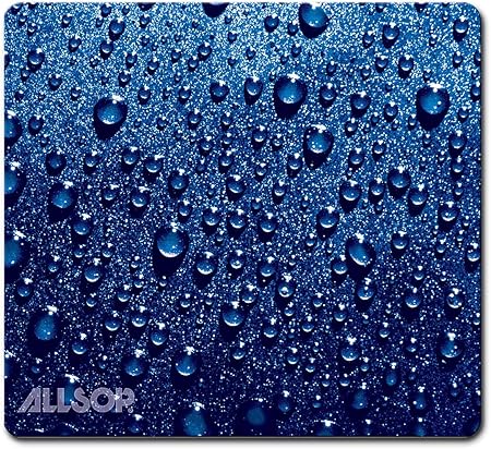 Amazon Com Allsop Mouse Pad Raindrop Blue 30182 Computers Accessories