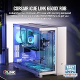 Corsair iCUE LINK 6500X RGB Mid-Tower ATX Case White with 3 RX120 Fans view 2
