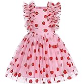 Kids Girls Confetti Birthday Princess Dress Ruffle Sleeve Boho Cake Smash Photo Shoot Outfit 3-10T