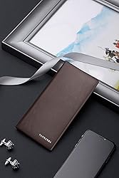 VANNANBA Full Grain Wallet for Men RFID Blocking