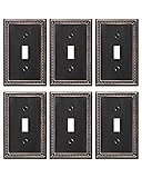 TREEWELL 6-Pack Single Toggle Light Switch Cover