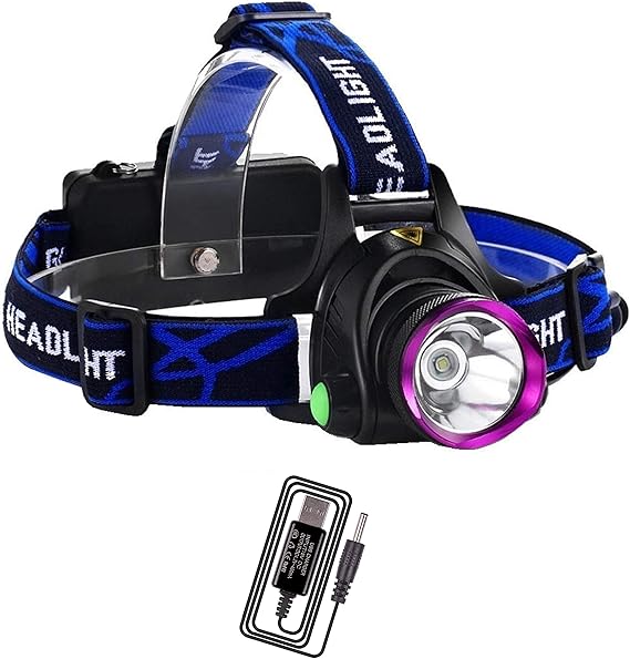 Lampe Frontale LED Rechargeable Tm-G13 - Torche Frontale Pour Nuit - Neuve