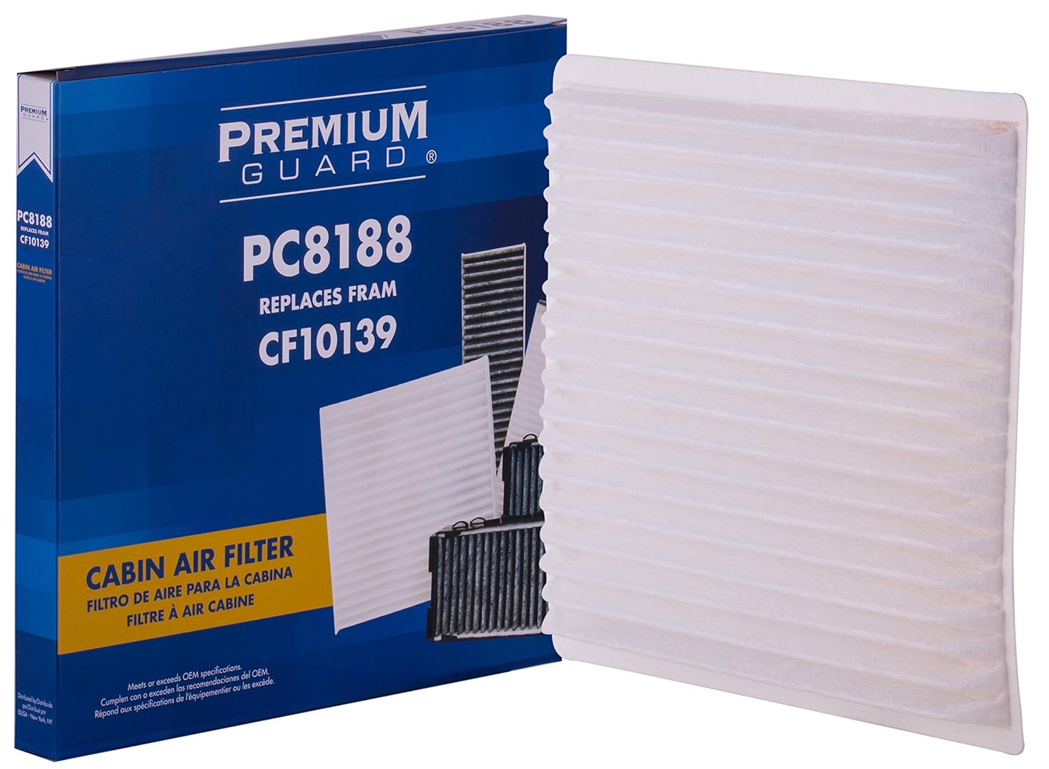 Premium Guard Cabin Air Filter Pc8188 Fits 2009 2005 Scion Tc