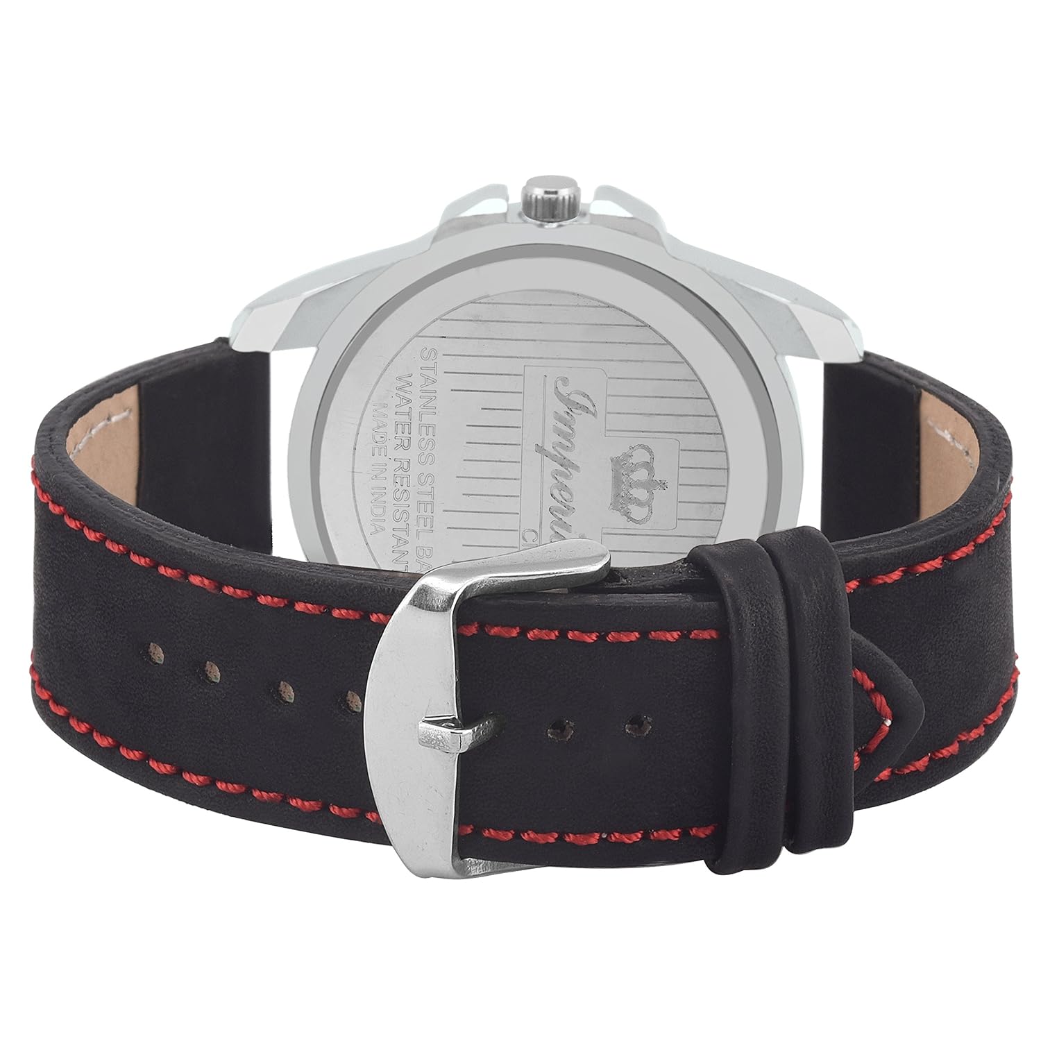 imperial club men's matchless combination of white-black miniature-chrono look analog watch (wtm-009)