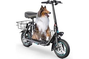 URBANMAX C1/C1 Pro Electric Scooter with Seat, 450W Powerful Motor up to 20/25 Miles Range, Foldable Electric Scooter for Adults Max Speed 15.5/18.6 Mph, Electric Scooter for Commuting with Basket