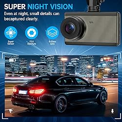 NICEWIN Dash Cam Front and Rear - 4K Ultra HD Dual