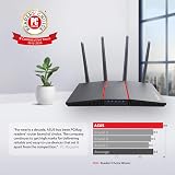 ASUS RT-AX55 AX1800 WiFi 6 Router Dual Band Gigabit MU-MIMO OFDMA AiMesh view 2