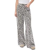 Splendid Womens Lounge Denim Leopard Pants