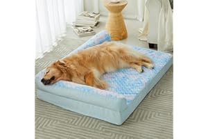 BFPETHOME Orthopedic Dog Beds for Large Dogs-Waterproof Sofa Dog Bed with Removable Washable Cover, Large Dog Bed with Waterproof Lining and Nonskid Bottom,Pet Bed for Large Dogs