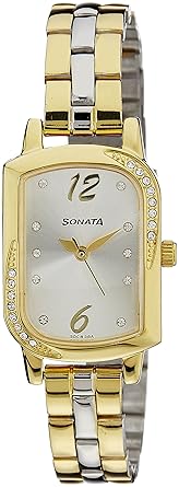 Analog White Dial Women's Watch -NK87001BM01