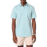 Amazon Essentials Men's Slim-Fit Short-Sleeve Poplin Shirt