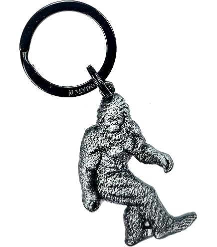 Bigfoot Gartenstatue Von Bella Haus – Sasquatch Mit Kaffeetasse, Handbemaltes Harz, Für Garten & Terrasse