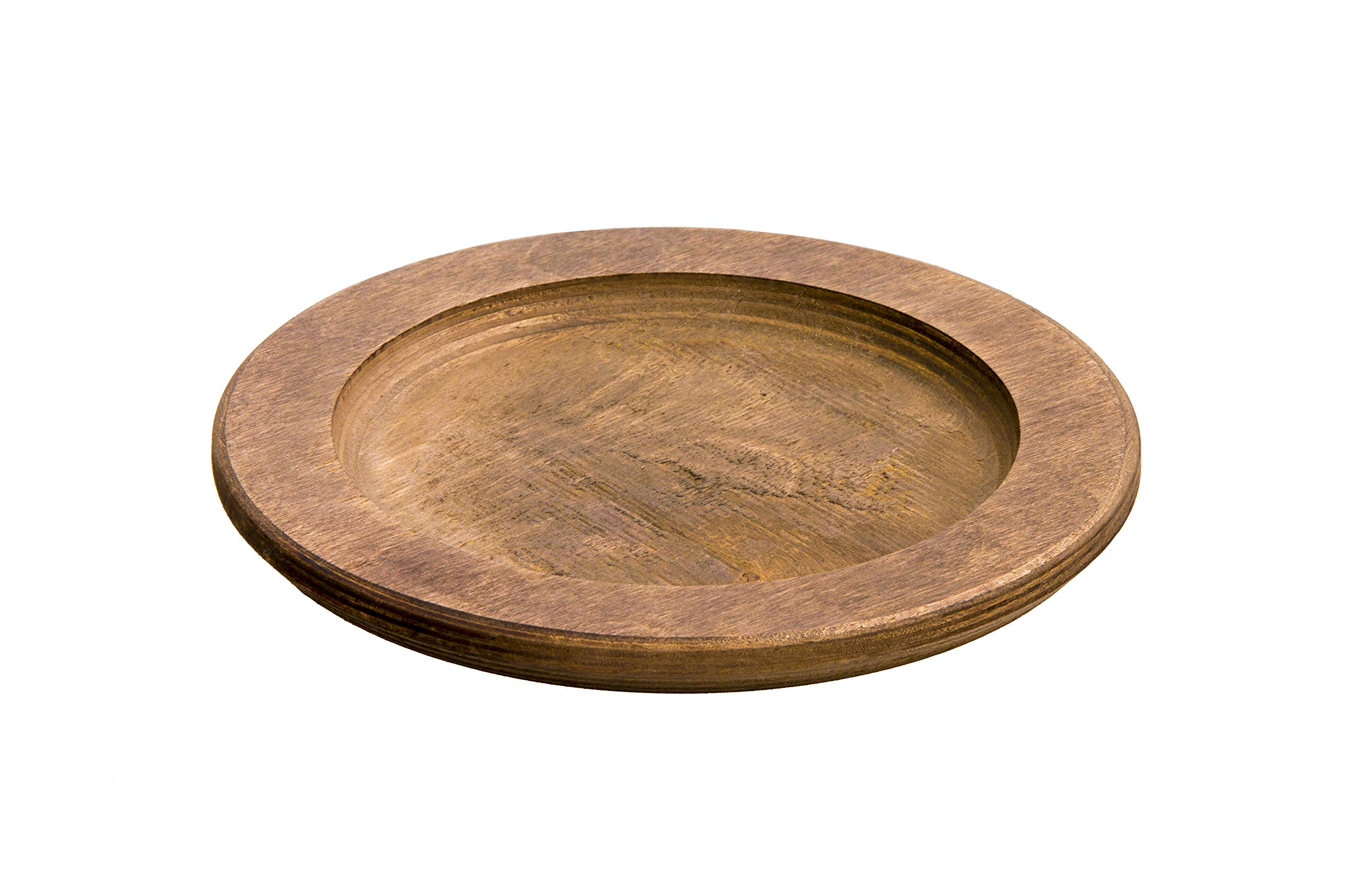 Protector mesa Redondo- Madera nogal 24,3cm