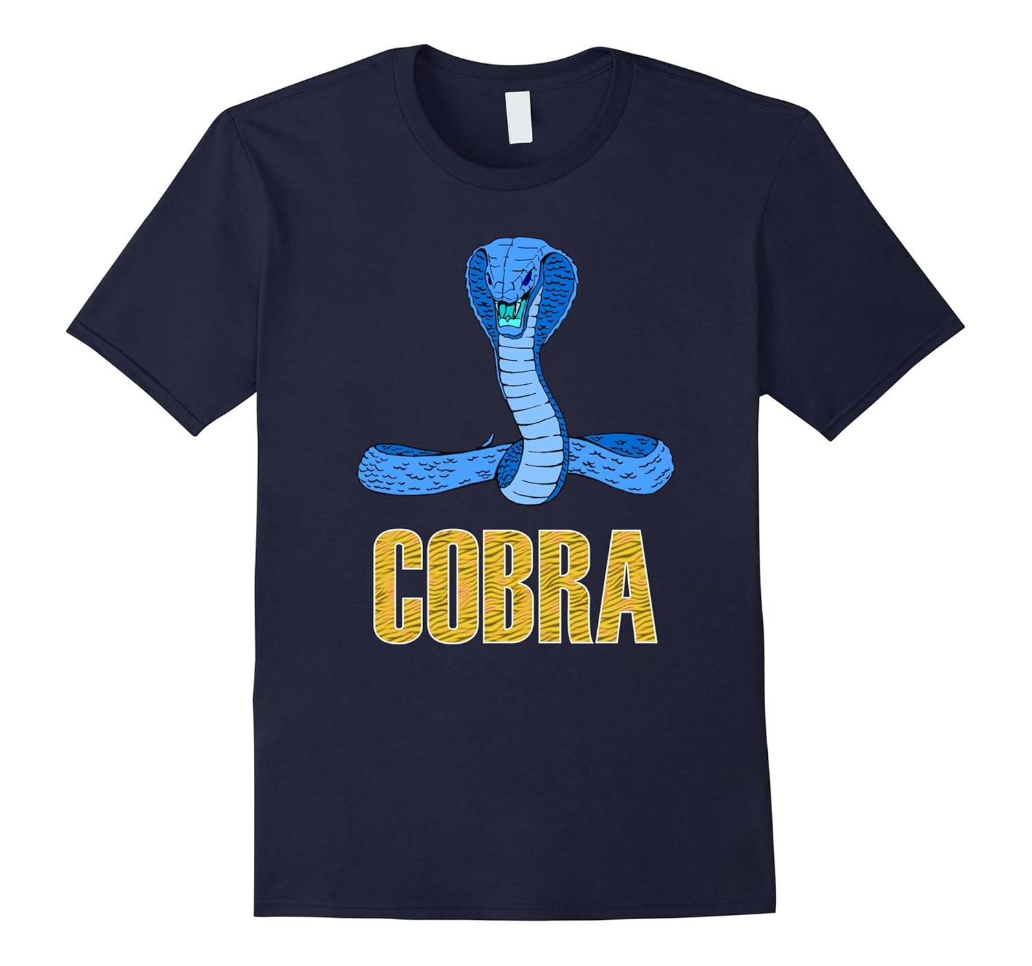 King Cobra Reptile Snake Lover Funny Novelty T-Shirt-ANZ