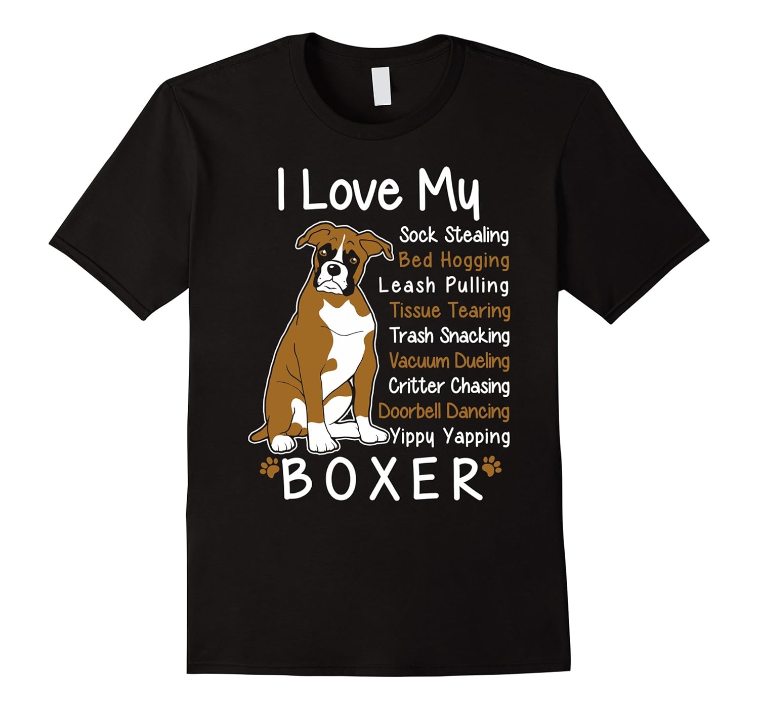 Boxer Tshirt , I love my BoxerCL Colamaga
