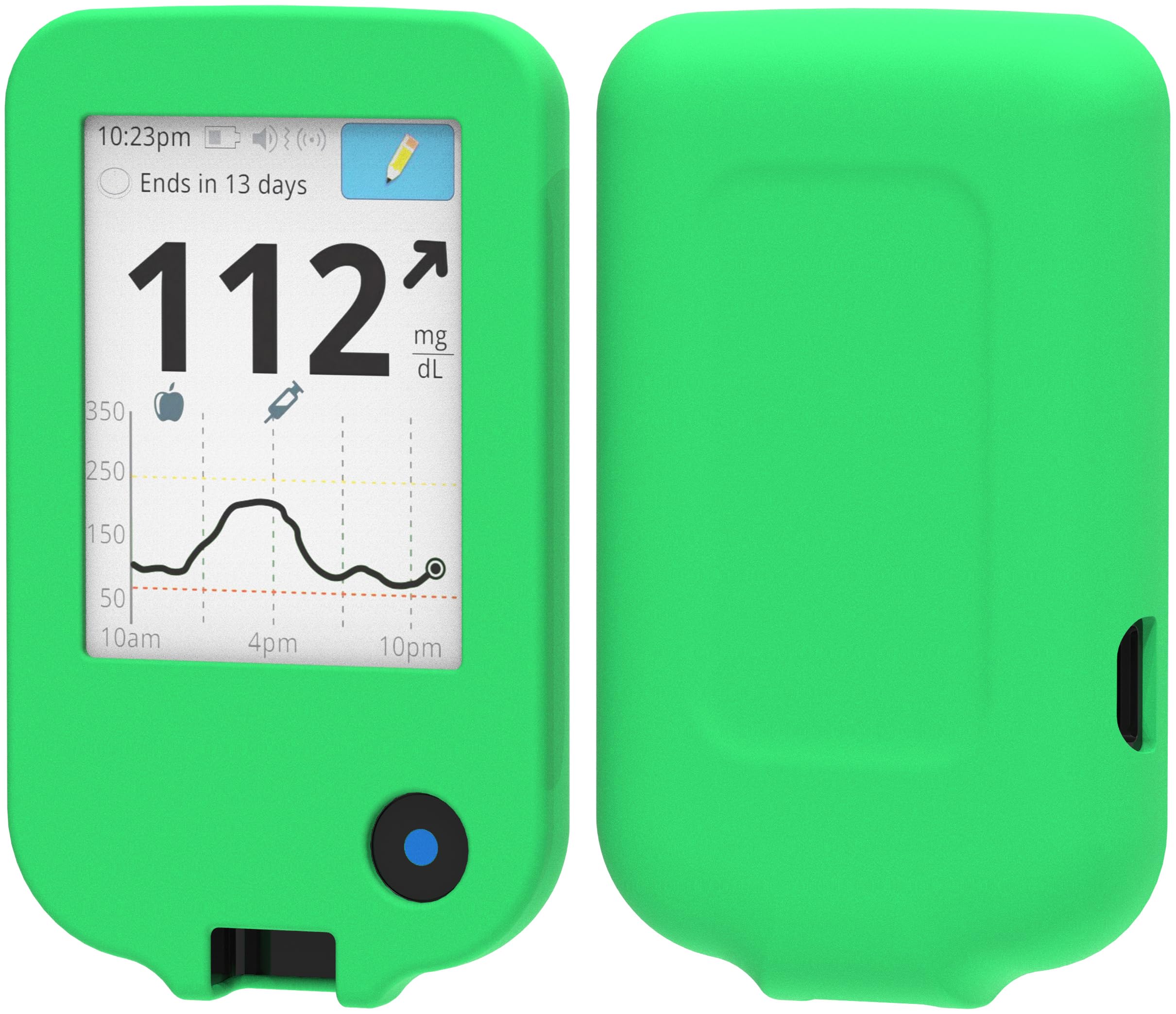 foto-kontor Case compatible with Abbott Freestyle Libre 3 Silicone Cover green