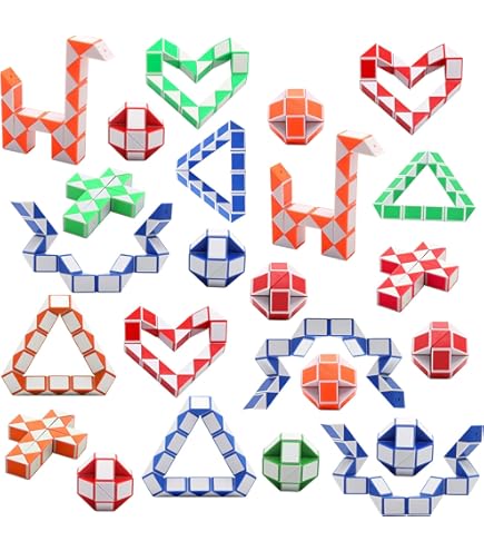 XIWJLWO Set De 14 Labyrinthes 3D – Cubes Et Polyèdres Suspendus, Jeu éducatif Et Anti-stress Pour Adultes Et Enfants