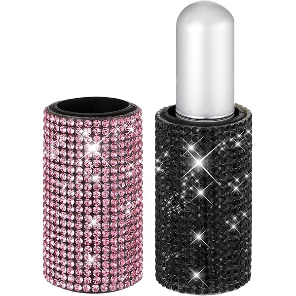 DXNQ Car Lipstick Holder – Bling Rhinestone Adhesive Mount For Lip Balm In Your Car - View #5