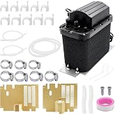 New Upgraded 1901A Drain Pump Kit Compatible with Whirlpool Ice Machine | Ice Maker Replacement with Efficient Water Purge System, Fits 50-lb Machines (2000+) &ndash; Replaces 2185528, 2208534, 2310253