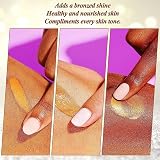 BQSHX 2PC Bronzer Drops Serum Liquid Cream Face Body Glow Fine Lines Wrinkles view 3
