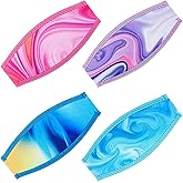 Xuhal 4 Pcs Neoprene Mask Strap Cover for Neoprene Diving Swimming Snorkel Non Slip Hair Protector Wrap for Men Women